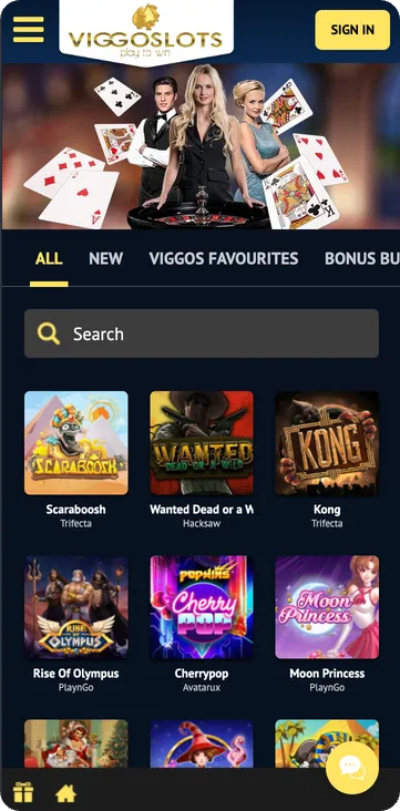 ViggoSlots Page d'accueil